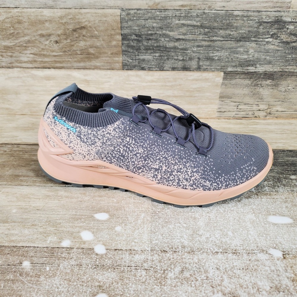Lowa Fusion LO Womens Shoes Sz 7.5 Anthracite Rose Lace-Up Low Top Sneakers